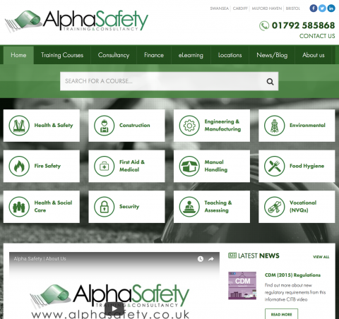 Alpha Safety Launch New Website image
